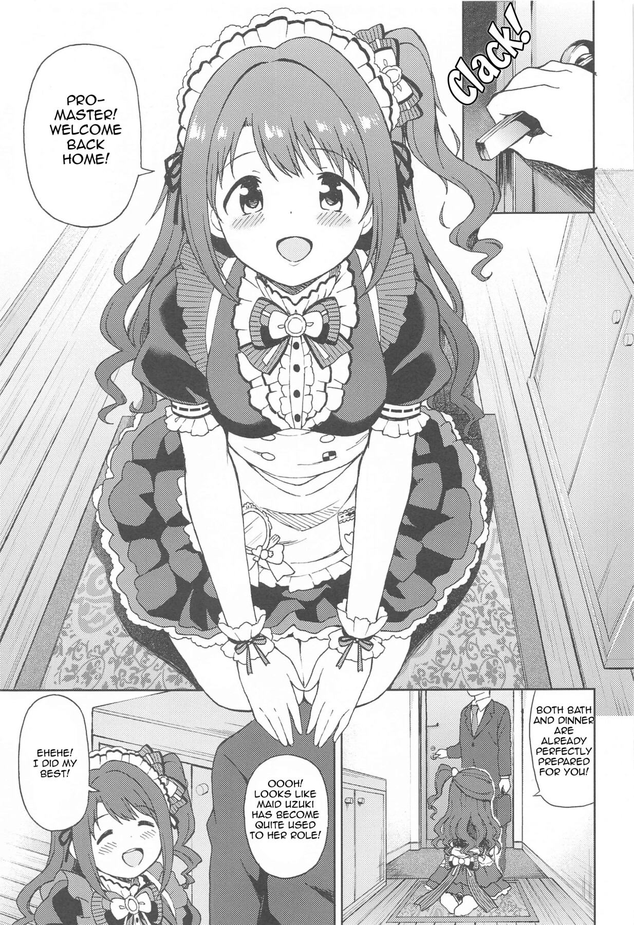 Hentai Manga Comic-Uzuki Will Do Her Best At Lewd Services!-Read-2